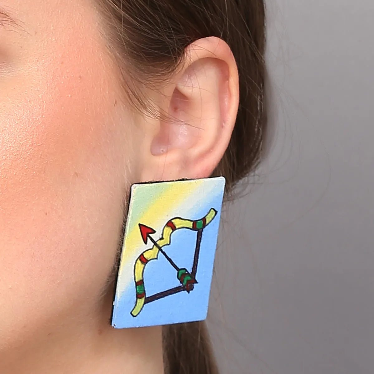 Ram Janaki Traditional Blue Handmade Drop (Earrings) HP - ER - KHOJ.CITY