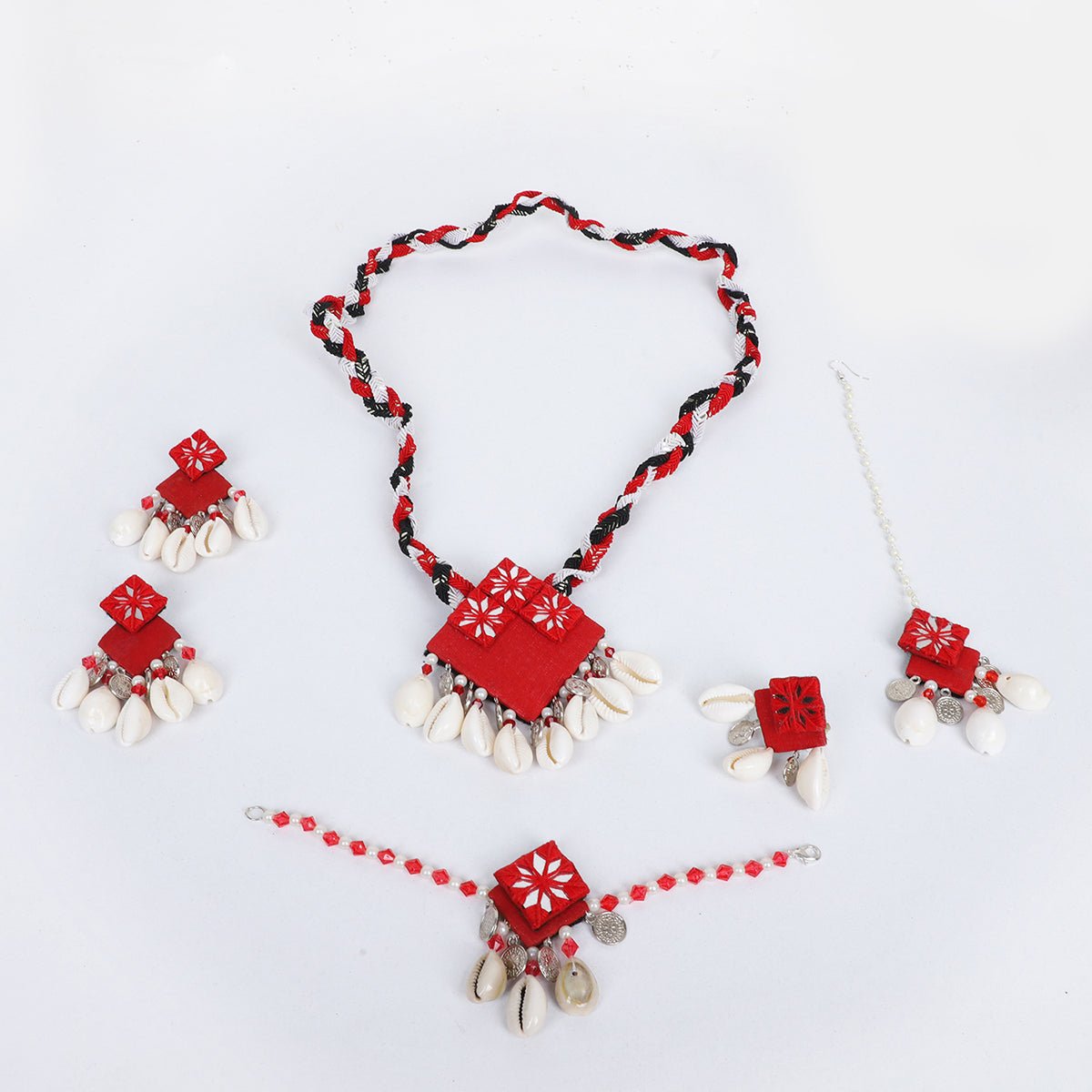 Ruby Multi Color Handmade (Shaadi set) HM - NP - KHOJ.CITY