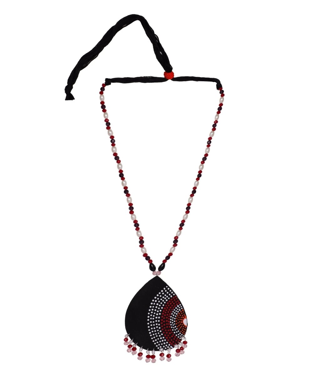 Sable Dot Multi Color Hand Painted (Necklace) HP - NP - 208 - KHOJ.CITY