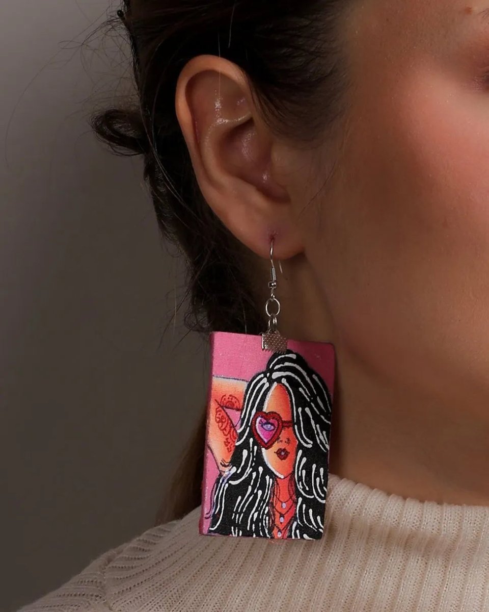 Sassy Urban Naari Bohemian Multi Color Hand Painted (Necklace Set) HP - NP - 209 - KHOJ.CITY