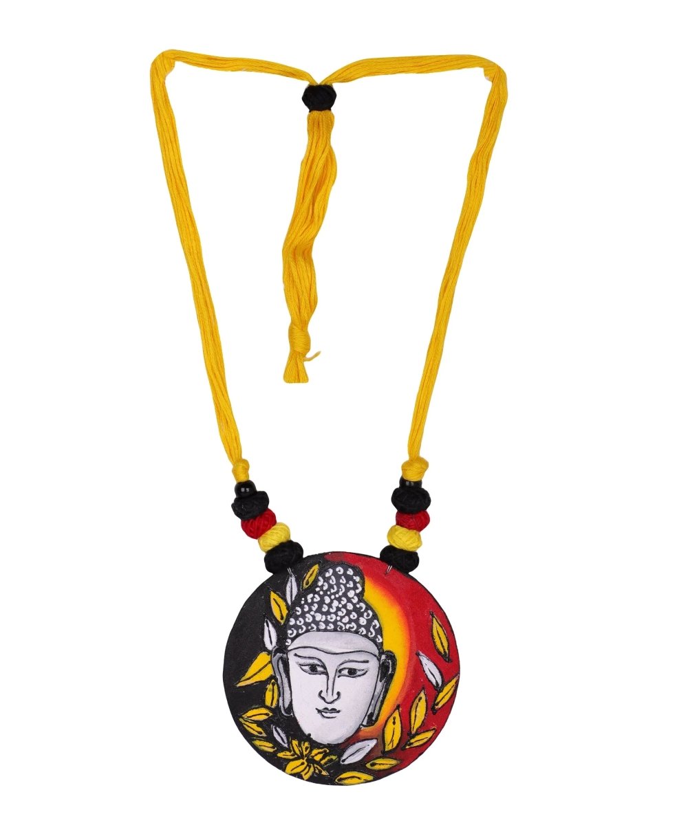 Siddhartha Traditional Multi Color Hand Painted (Necklace) HP - NP - 095 - KHOJ.CITY