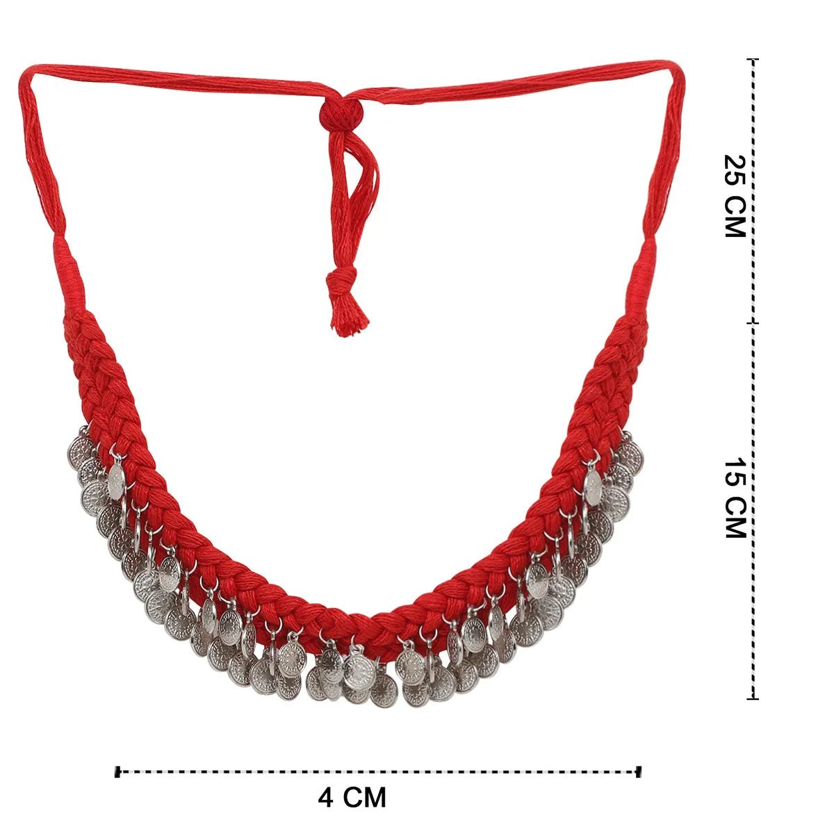 Sikka Silver Bohemian Multi Color Handmade (Choker) HM - NP - KHOJ.CITY