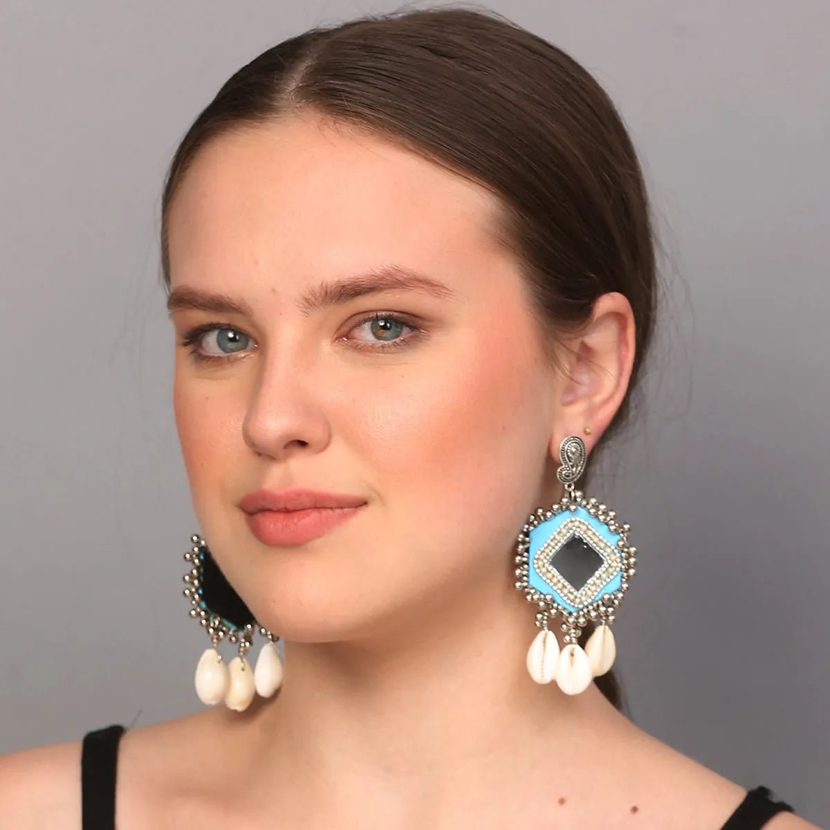 Skye Classic Multi Color Handmade (Earrings) HM - ER - 054 - KHOJ.CITY