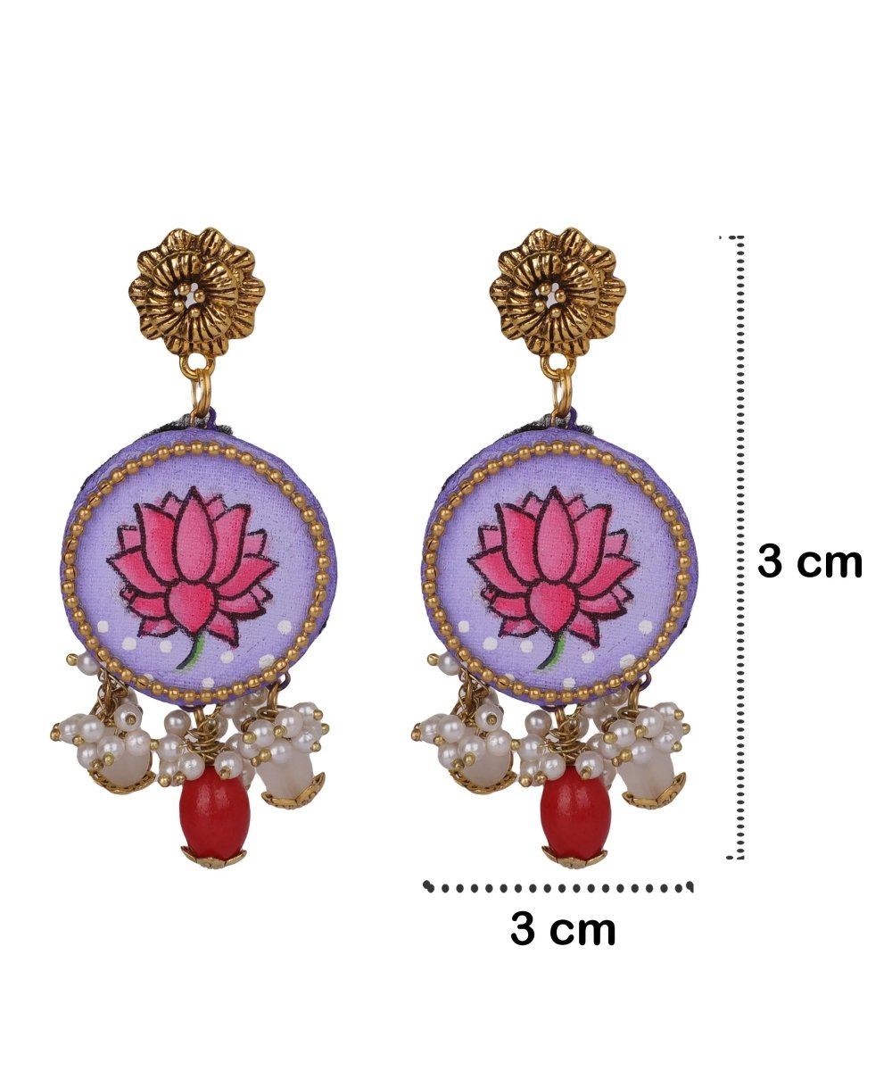 Yogini Classic Hand Painted (Necklace Set) HP - NP - 157 - KHOJ.CITY