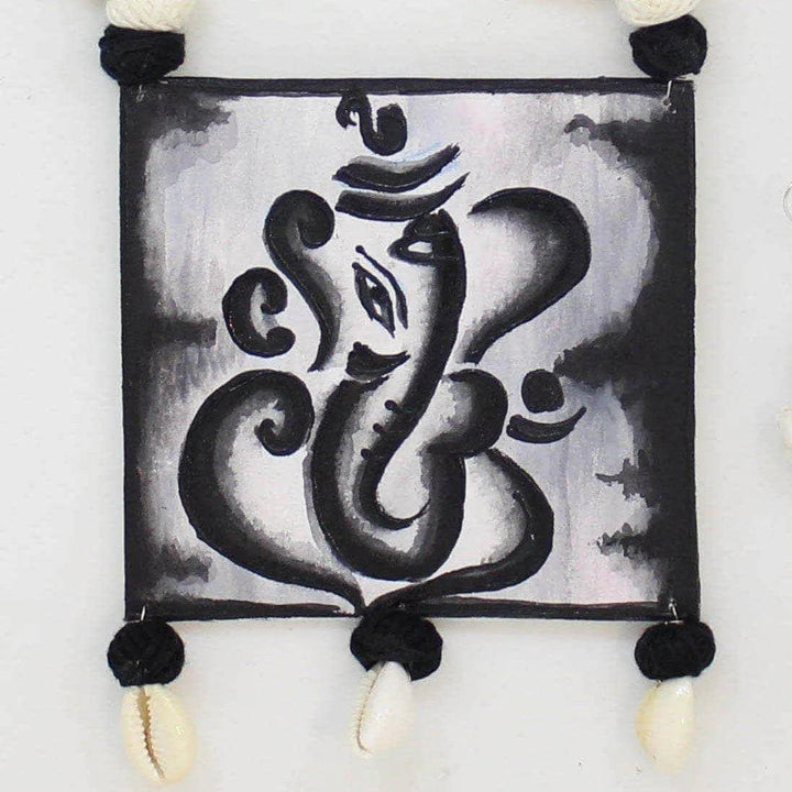 Anav Mumbai Cha Ganesha Traditional Multi Color Hand Painted (Necklace) HP-NP-137