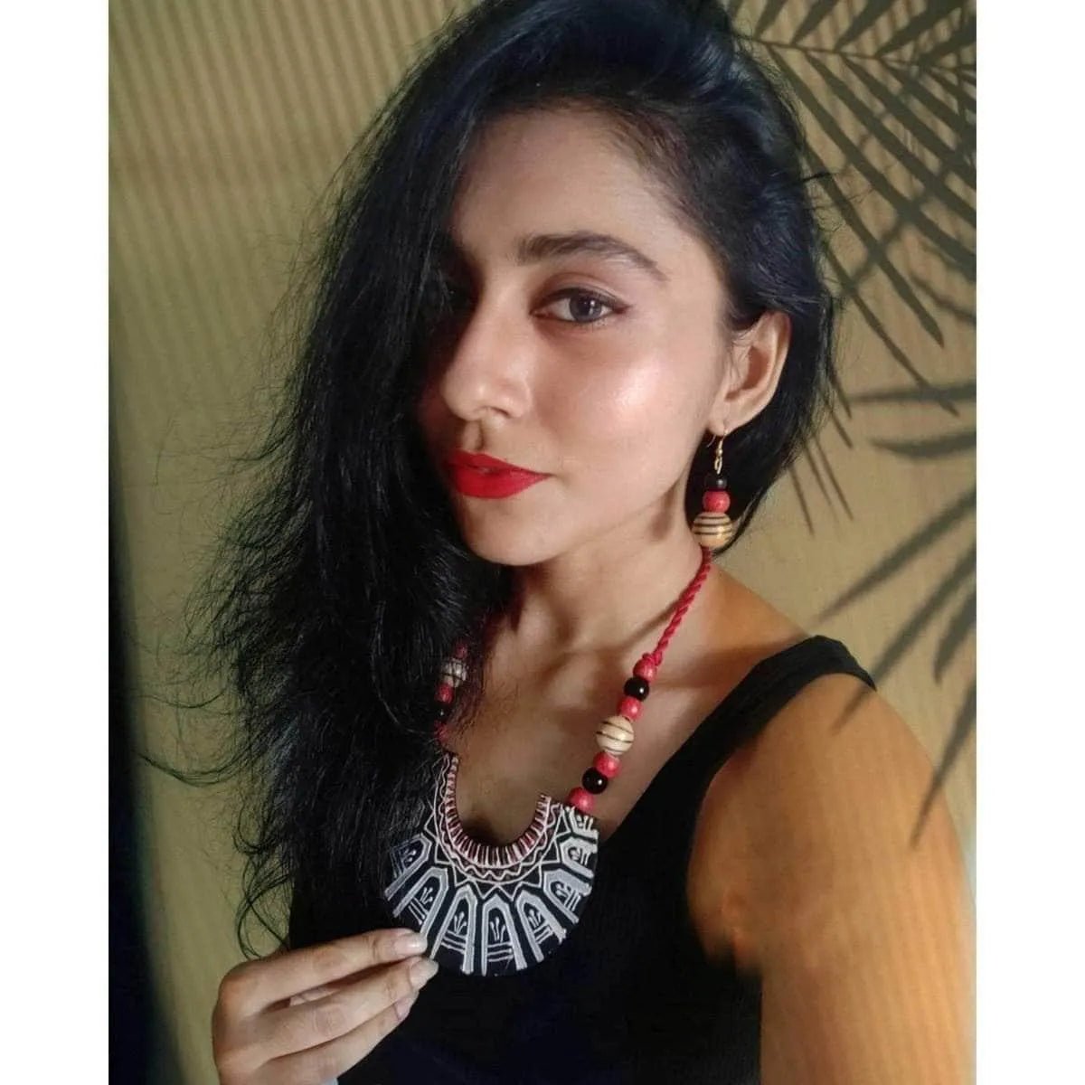 Chandravati Classic Multi Color Hand Painted (Necklace) HP - NP - 024 - KHOJ.CITY