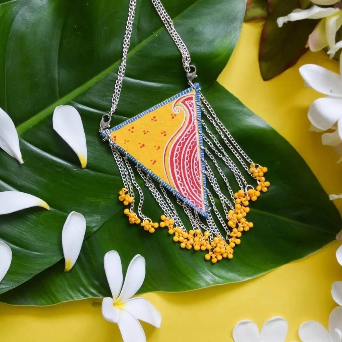 Jalsa Classic Multi Color Hand Painted (Necklace) HP - NP - 045 - KHOJ.CITY