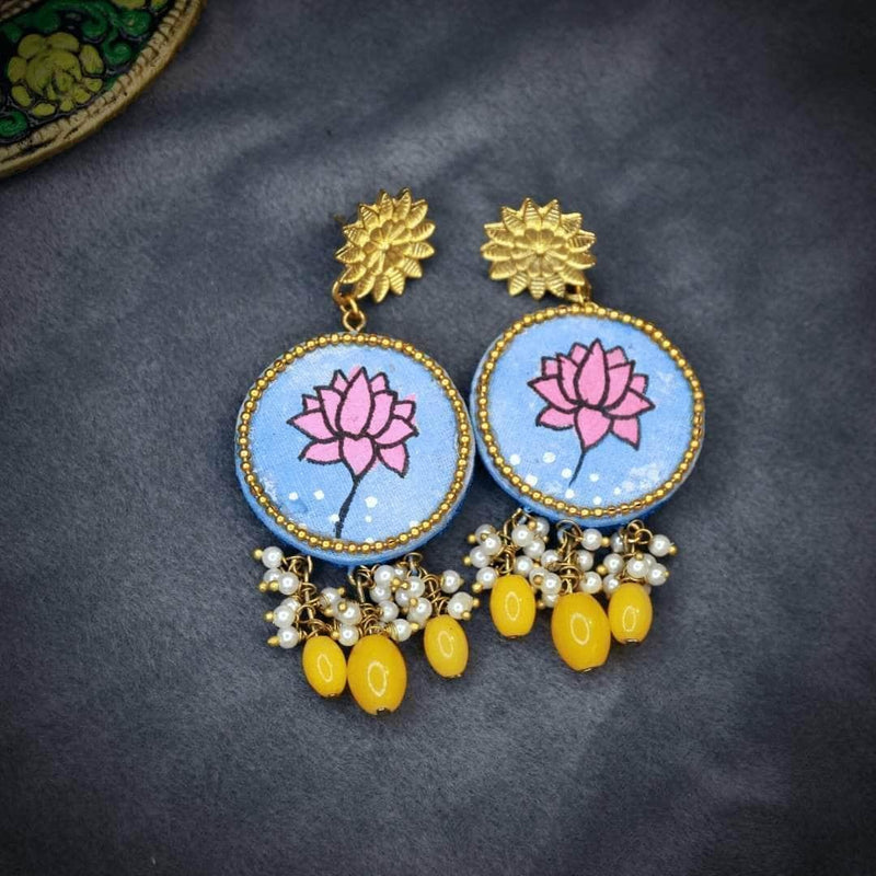 Women Jewelry : Meenakari Earrings- Round Jhumki Style