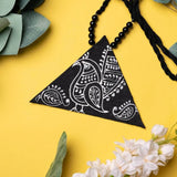 Pakheru Handpainted Black (Necklace) - KHOJ.CITY