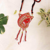 Vinayaka Handpainted Red (Necklace) - KHOJ.CITY